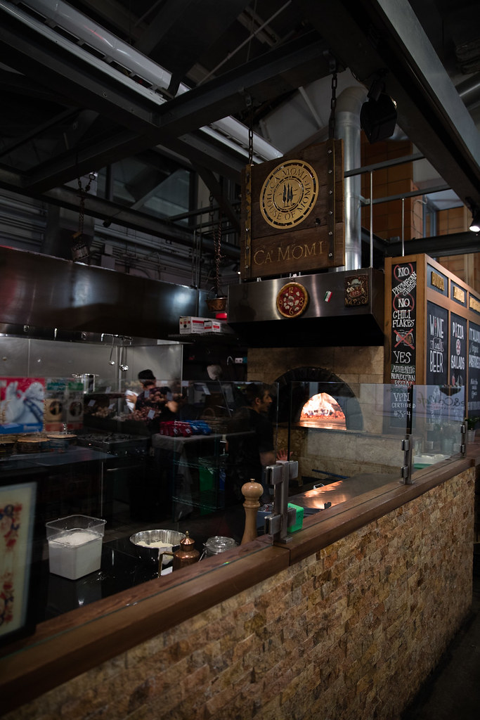 Artisan pizza dough being hand-crafted
